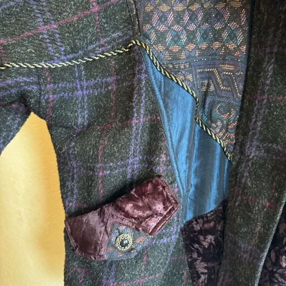 VINTAGE | Karizma East ltd. | 80s mulitcolored snow ski bomber wool jacket | L - Picture 9 of 16